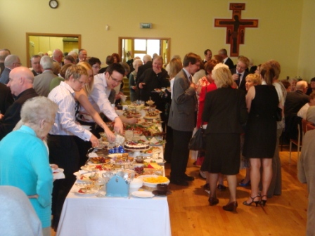 And a splendid St Mary’s buffet to finish the celebrations in style!