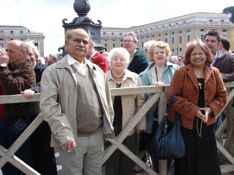 In St Peter’s Square.